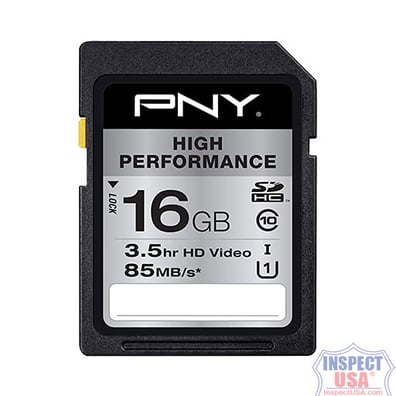 SD Memory Card PNY 85 MB/s (SD-16GB) 16gB Class 10
