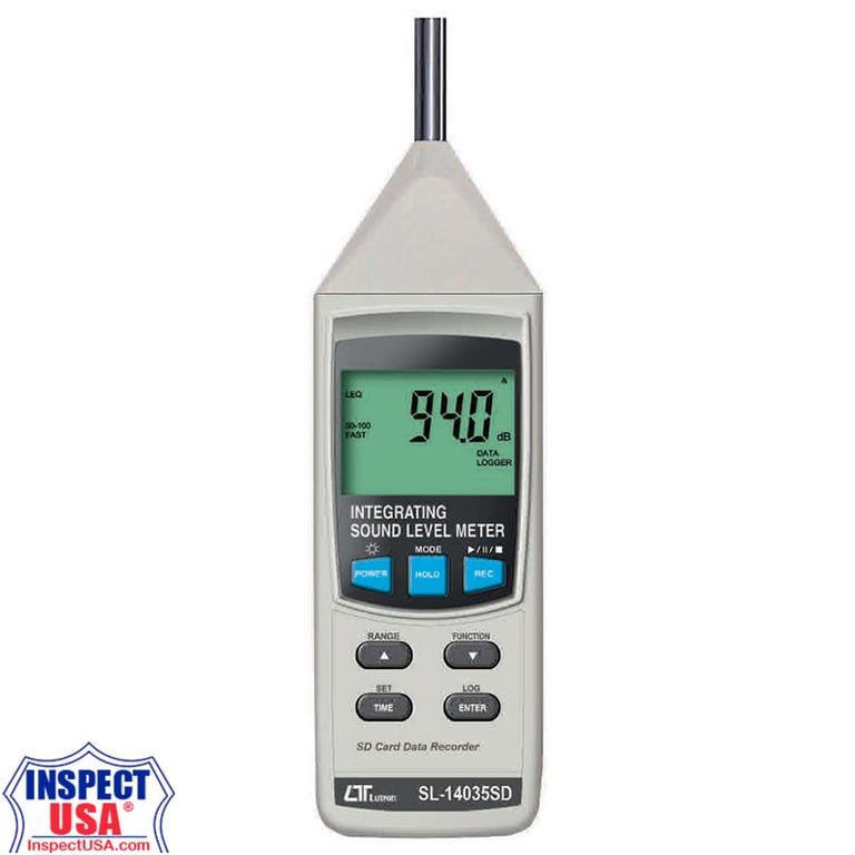 Lutron Integrating Sound Level Meter (SL-14035SD) Datalogging