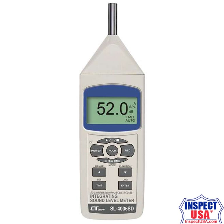Lutron Integrating Sound Level Meter (SL-4036SD) Datalogging. Class 1