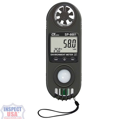 Lutron Sports, Weather Environment Meter (SP-8001) with Heat Index