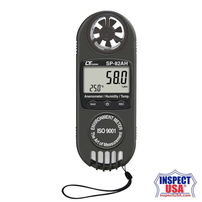 Lutron Anemometer, Humidity/Temp. (SP-82AH)