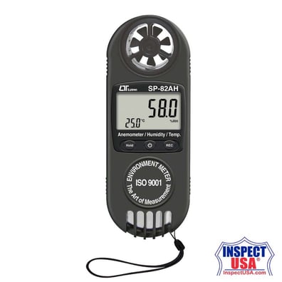 Lutron Anemometer, Humidity/Temp. (SP-82AH)