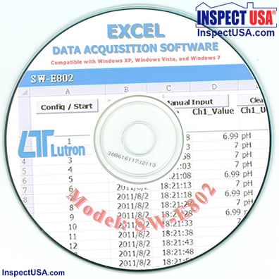Lutron Excel Data Acquisition Software (SW-E802) Windows