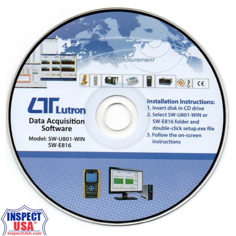 Lutron Data Acquisition Software (SW-U801-WIN) Windows