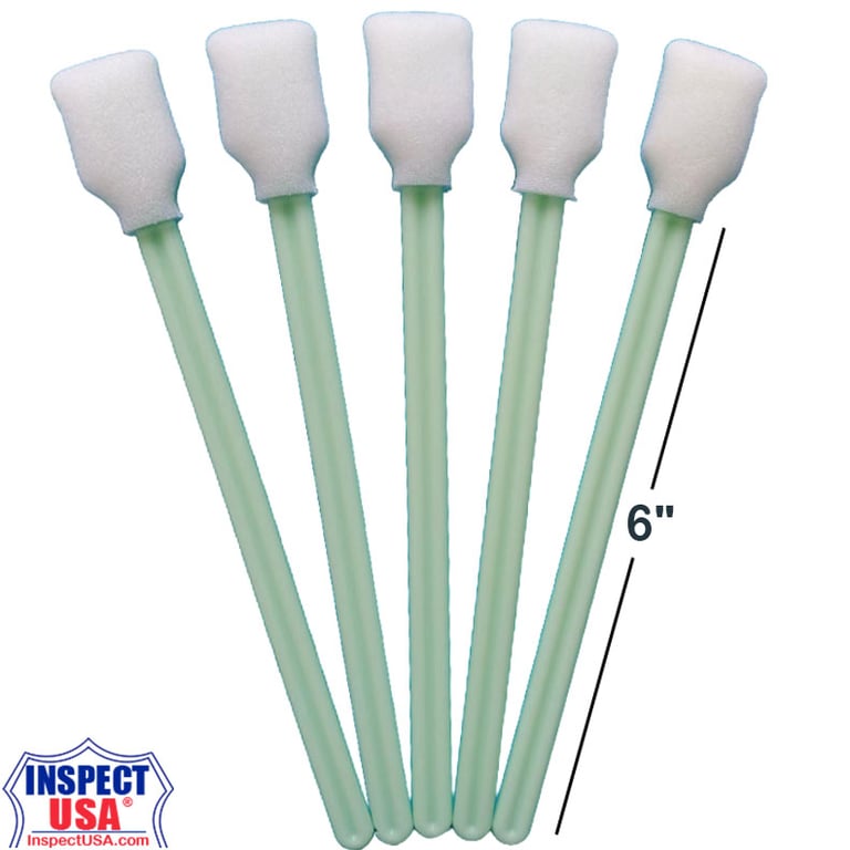 Rectangle Foam Cleaning Swab Sticks (SWAB-761) 5 Pack