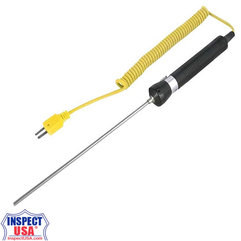 K-Type Immersion Thermocouple  Probe 7" (TP-R2950) 39" Cord
