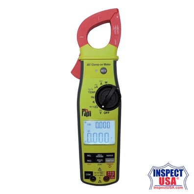 TPI True RMS AC/DC Autoranging Digital Clamp with Bluetooth (TP-287)