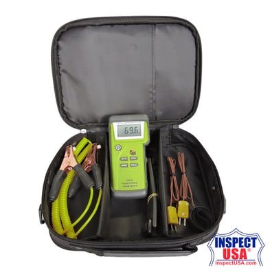 TPI Dual Input K-Type Thermocouple Thermometer with Field Calibration (343C3)