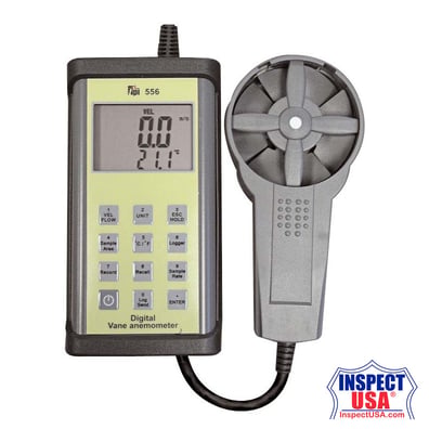 TPI Digital Air Velocity/Air Flow Meter (556C1)