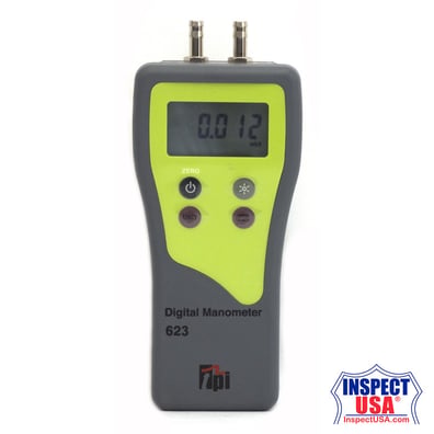 TPI Single Input Manometer with Bluetooth Communication (608BT)