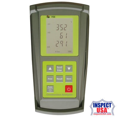 TPI Combustion Efficiency Analyzer with Differential Manometer (TP-709)
