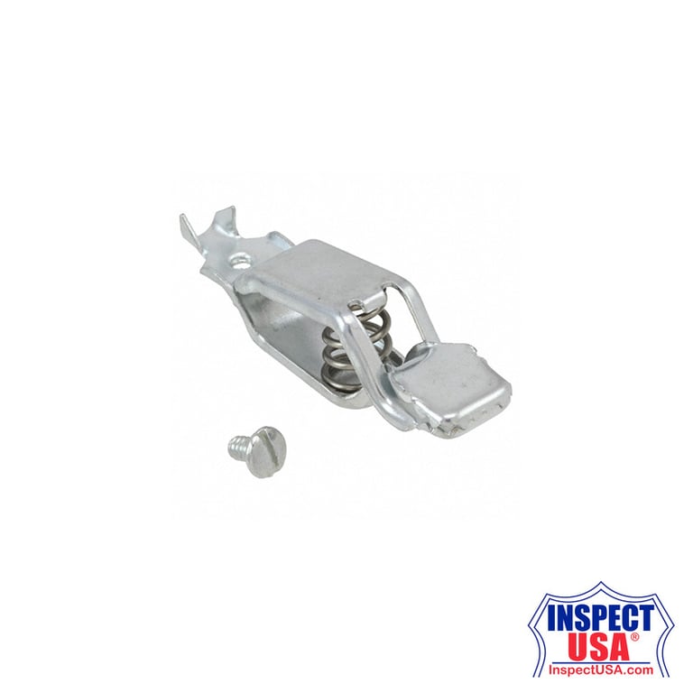 TPI Non-Insulated Heavy Duty, 3 Sided Jaw Test Clip Steel 0.625" (15.88mm) 5/8" (BC27AZP)