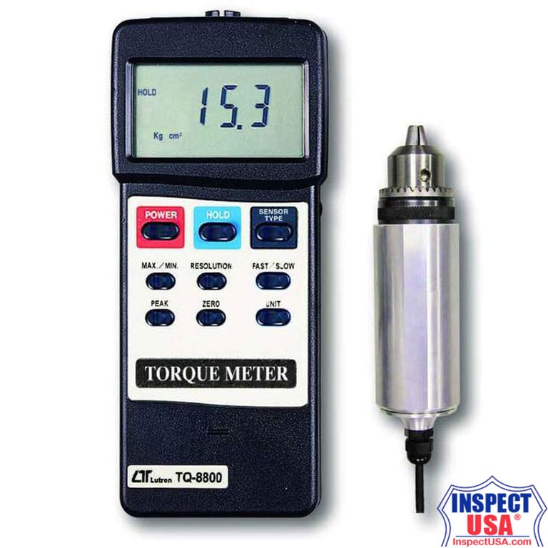 Lutron Torque Meter 0-15 Kg/cm (TQ-8800) with Probe & Case