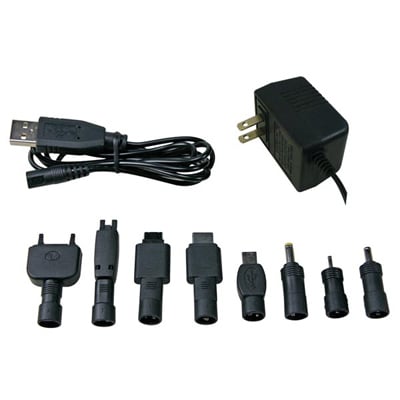USB Switching Power Adapter 5vDC 1A (PSSUSB4U) w/Adapter Plugs