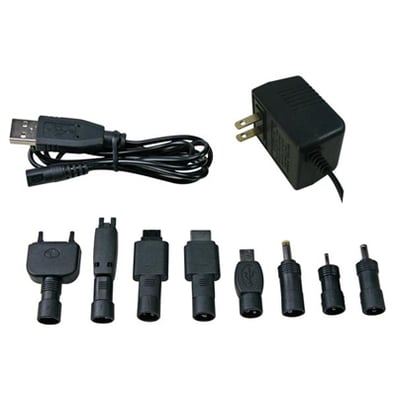 USB Switching Power Adapter 5vDC 1A (PSSUSB4U) w/Adapter Plugs