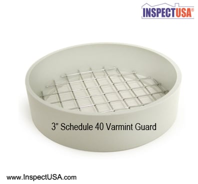 Pipe & Varmint Guard 3" Schedule 40 (76041-1) Stainless Steel Wire