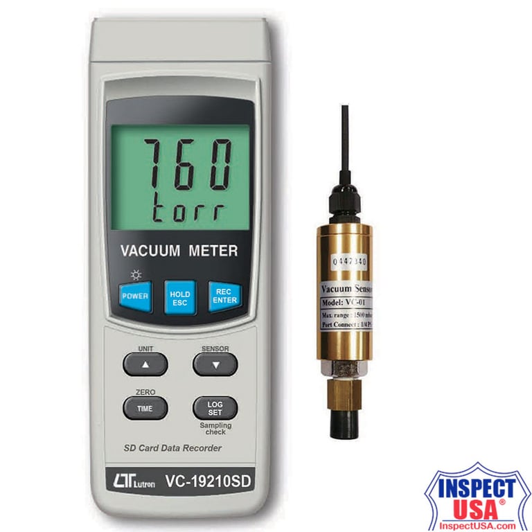 Lutron Absolute Vacuum Pressure Meter (VC-19210SD) 1500mBar