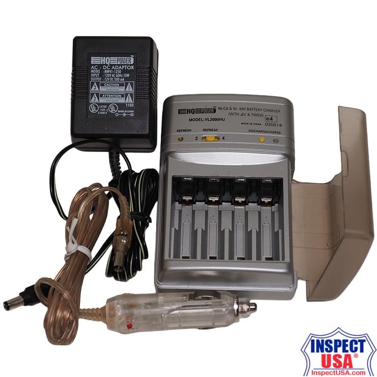 HQ Power Battery Charger (VL2000HU) For NiCd/NiMh AA & AAA
