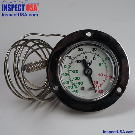 Refrigeration Vapor Tension Thermometer (VT60H) -40° to 60°F