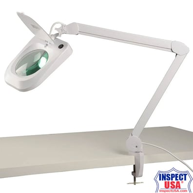 Led Desk Lamp With Magnifying Glass (VTLLAMP1W) Adjustable