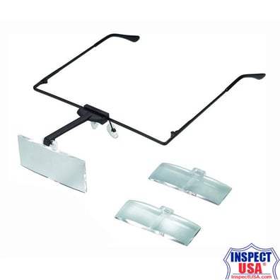 Magnifier Glasses 3 Interchangeable Lenses (VTMG8) 1.5x 2.5x 3.5x