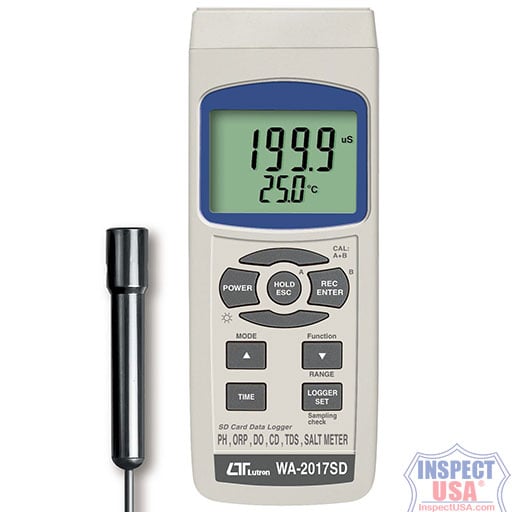 Lutron WA-2017SD Data Logging Water Analysis Meter Kit