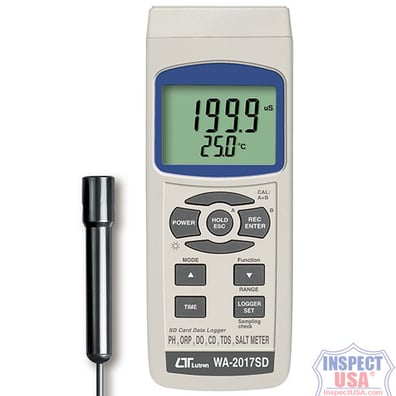 Lutron WA-2017SD Data Logging Water Analysis Meter Kit