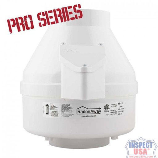 RadonAway Pro-Series 4" Radon Mitigation Fan (XP151) 5Year Warranty