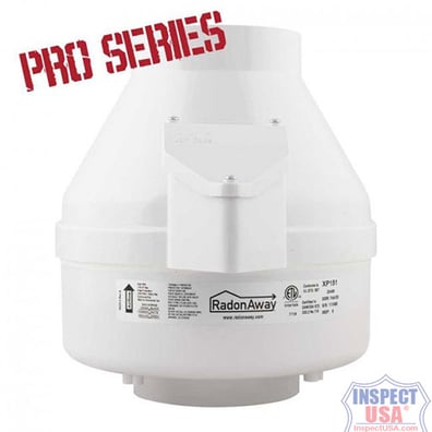 RadonAway Pro-Series 4" Radon Mitigation Fan (XP151) 5Year Warranty