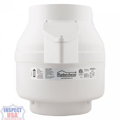 RadonAway Series C 6" Radon Fan (XR261c) Inline VOC Mitigation