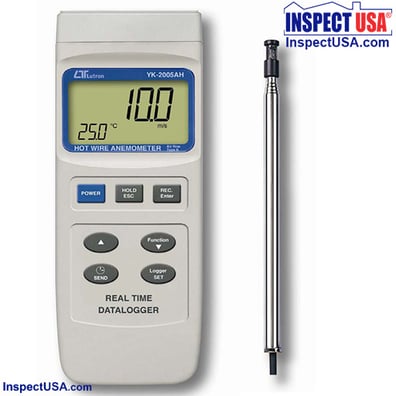 Thermal Anemometer 40-3940 FPM (YK-2005AH) CFM & Temperature
