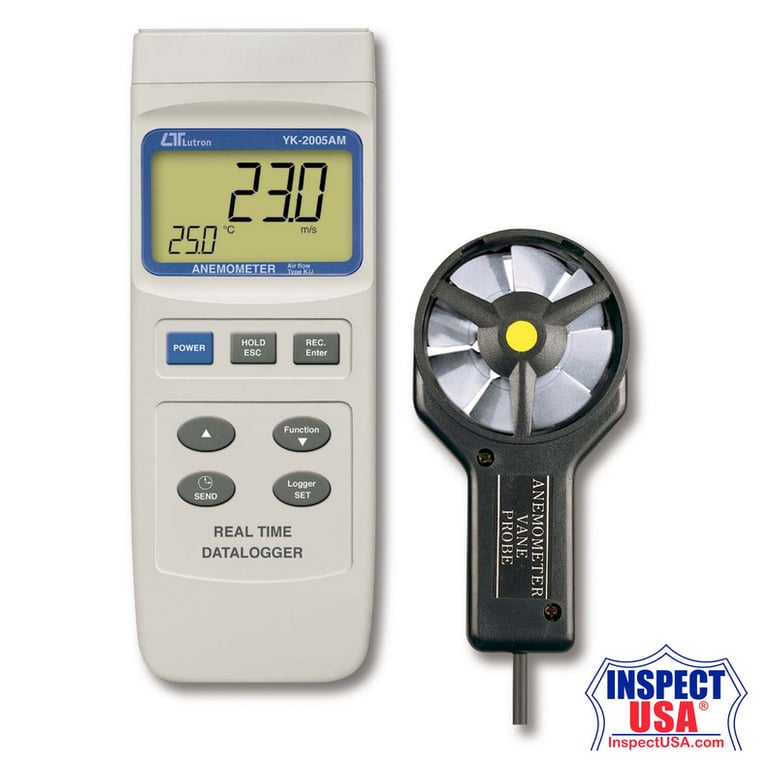 Anemometer Vane 79-6890 FPM (YK-2005AM) Metal Vane, Logger