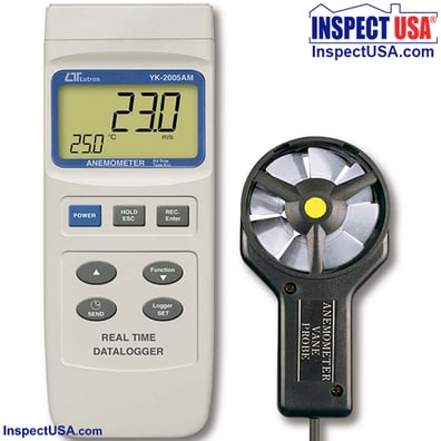 Anemometer Vane 79-6890 FPM (YK-2005AM) Metal Vane, Logger