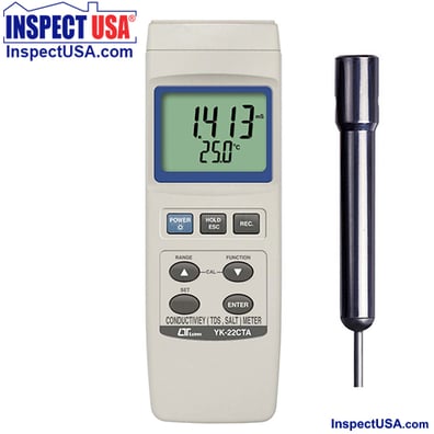Conductivity TDS Meter (YK-22CTA) with Thermometer