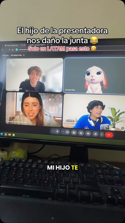 Instagram post by @praktika.ai: Esto nada más pasa en presentaciones latam 😂
#job #english #ia #app #fyp