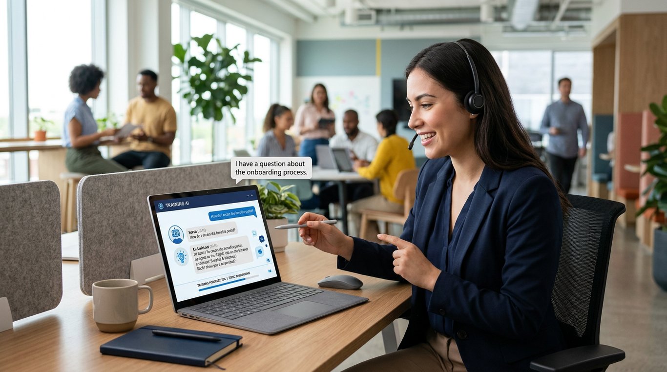conversational ai for employee training - Illustration for article section 