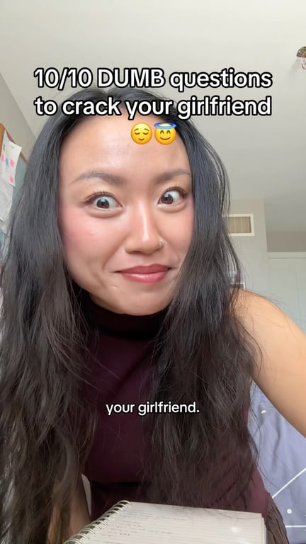 Instagram post by @wendylikestostudy: 10 out of 10 questions to crack your girlfriend 🤨🥰🤭

#girlfriend #couplequestions #rela