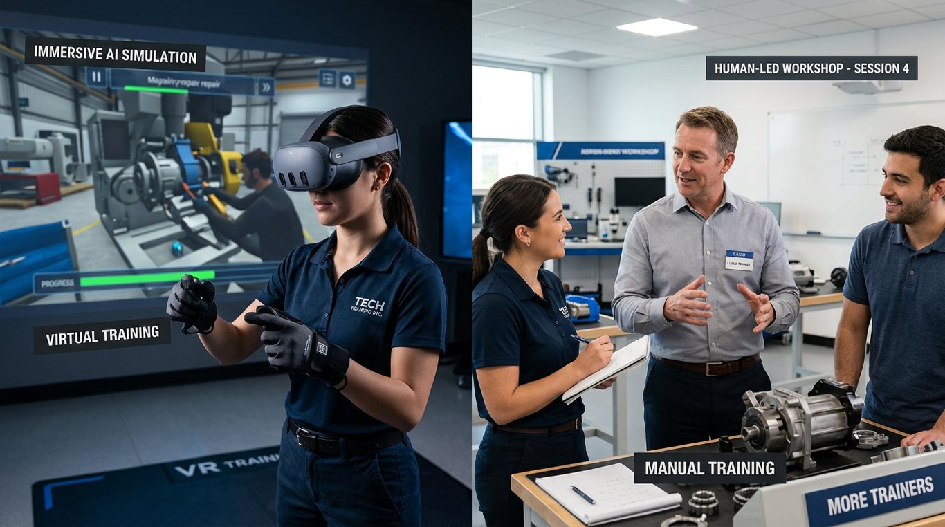 is immersive ai simulation worth the investment compared with hiring more trainers or runn