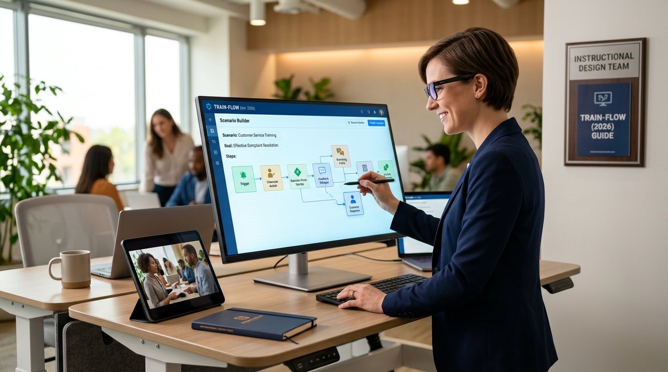 what do we need to be able to create training scenarios in a no-code platform without engi