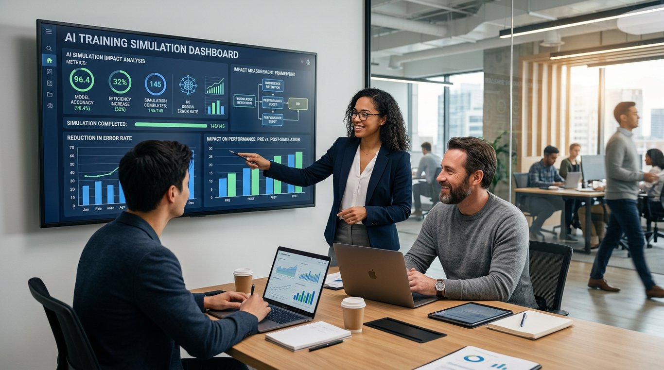 how can i measure whether an ai-driven training simulation is improving performance for a 
