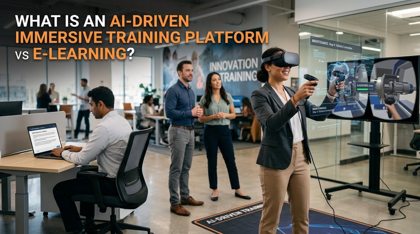 what is an ai-driven immersive training and simulation platform and how does it differ fro