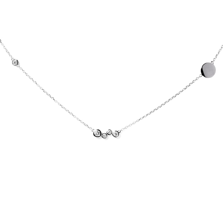 ILY Flow Star Initial Necklace
