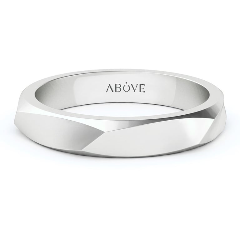 Hex 4mm Wedding Ring