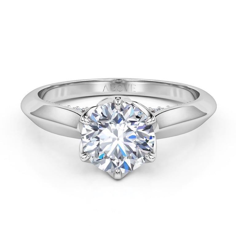 Hidden Halo Oval Diamond Ring | Pave Oval Engagement Ring –  Kingofjewelry.com