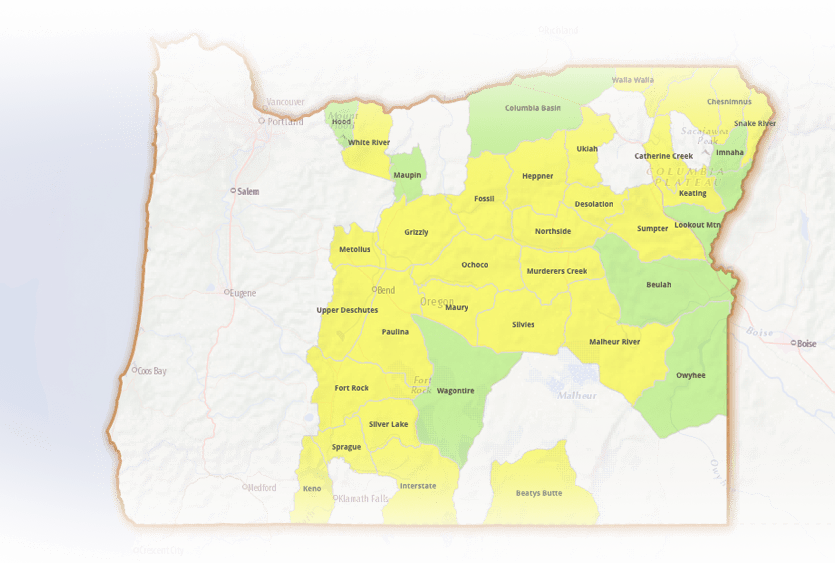 Oregon Map