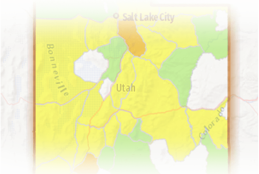 Utah Map Button