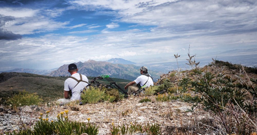 Always good to have a hunting partner on those gruling backcountry trips