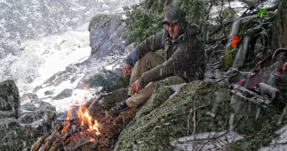 riding out a gnarly snow storm