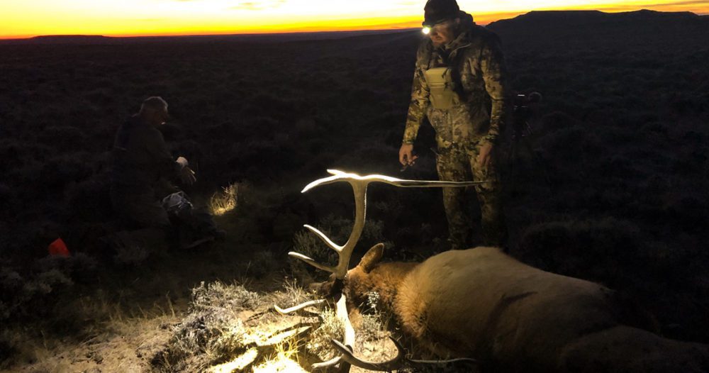 Ike Eastman with Elk Ike Eastman with Elk