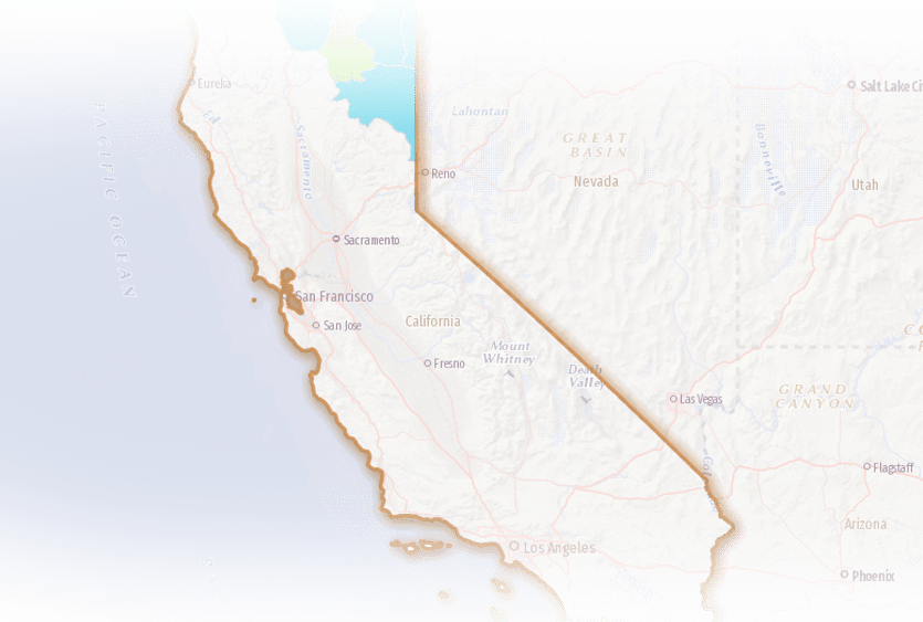 California Map Button